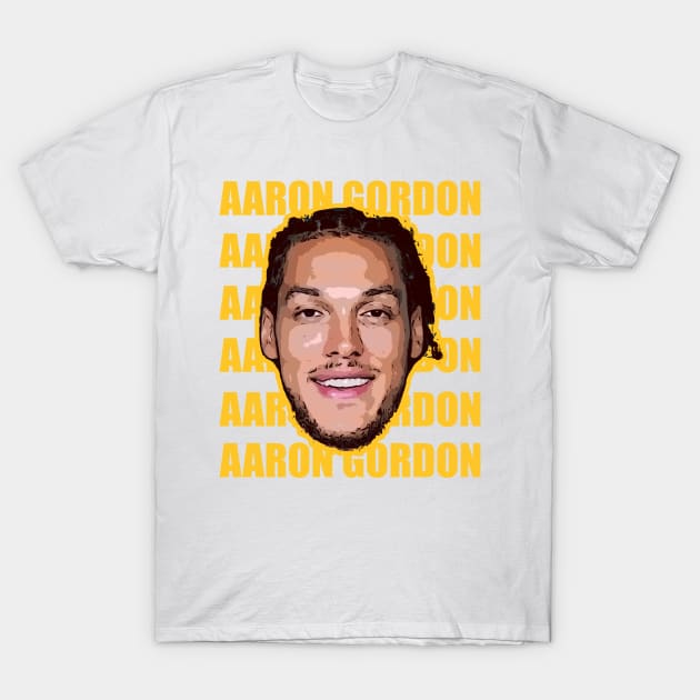 Aaron Gordon Vector Art T-Shirt by Playful Creatives